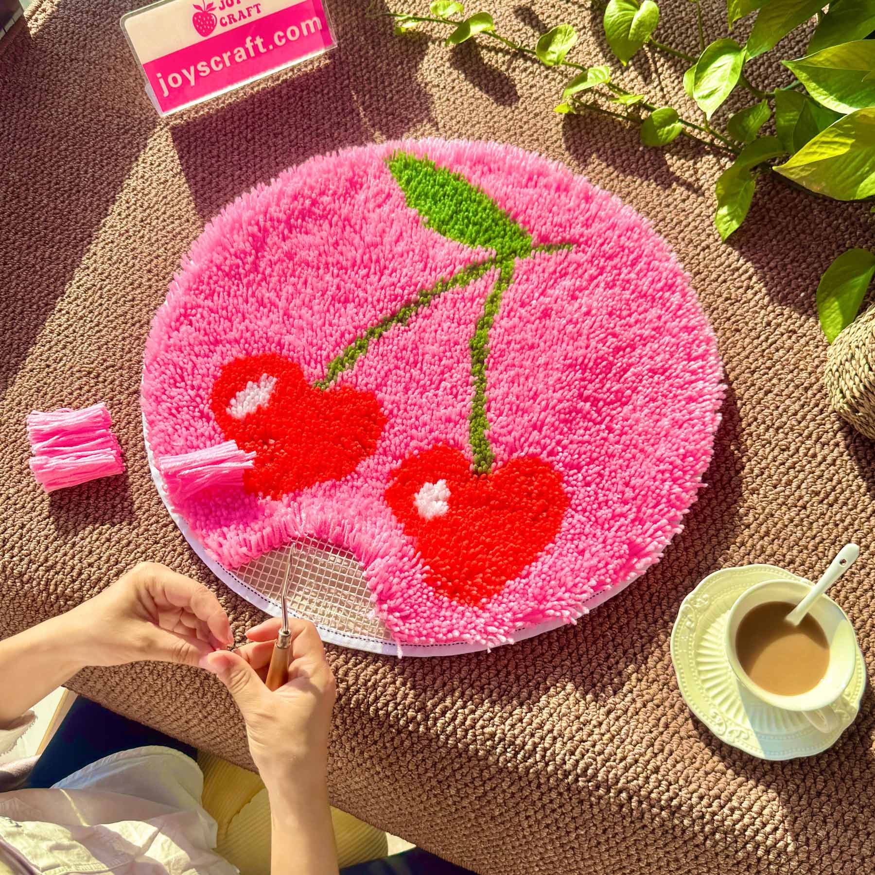 Cherry Love - Rug Making Kit