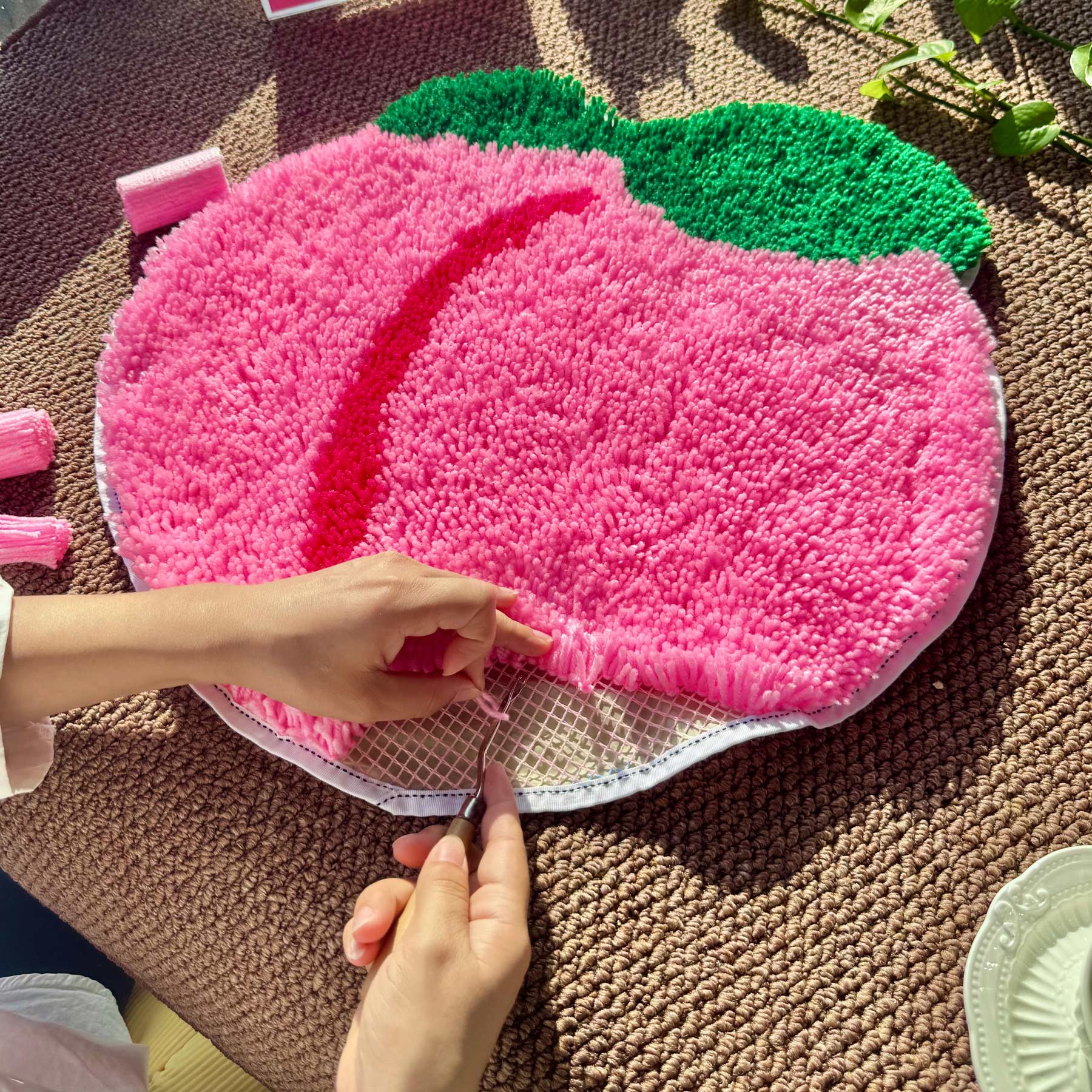 Peach Blossom Dreams - Rug Making Kit