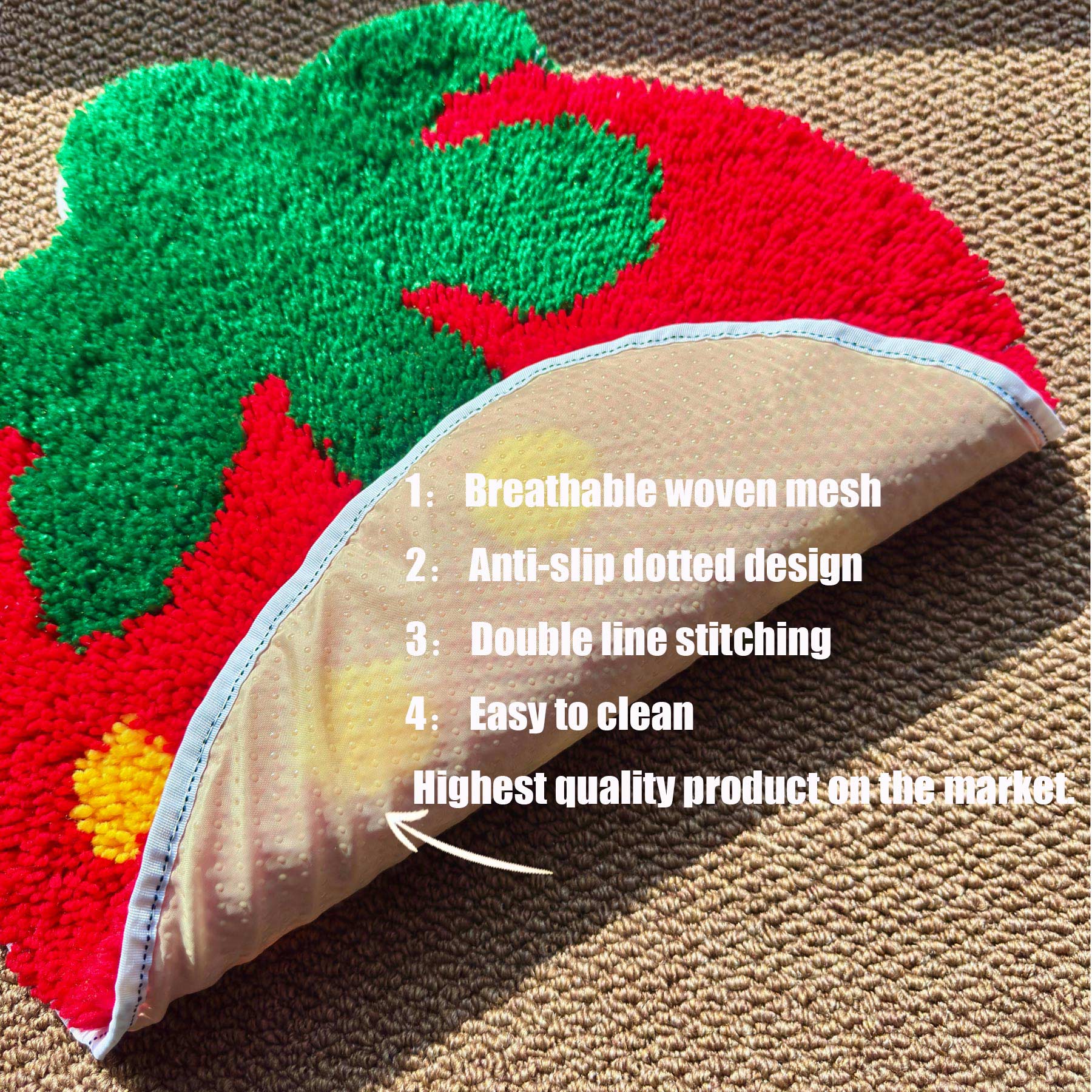 Strawberry Fields Delight  - Rug Making Kit