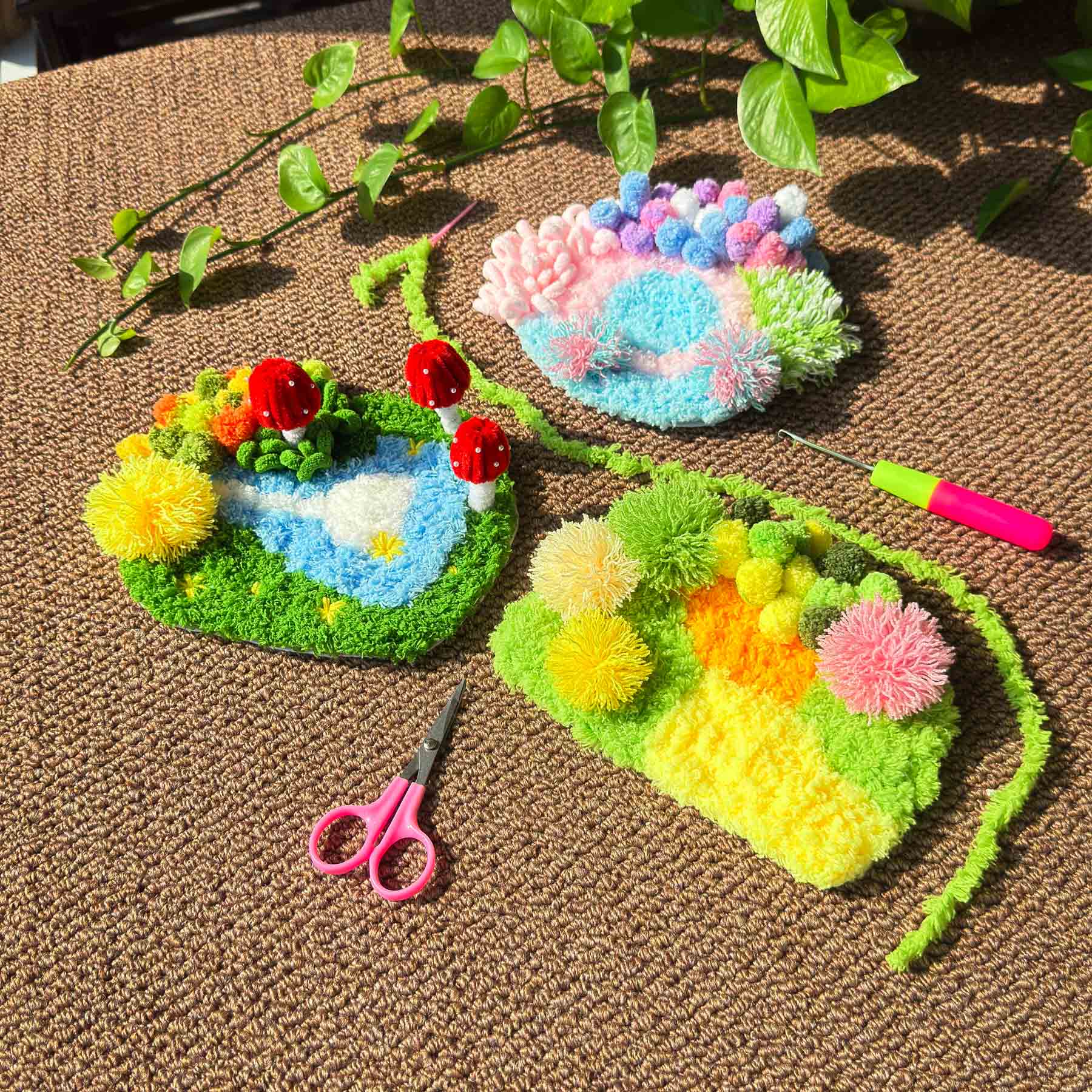 Moss Coaster Bundle - Secret Garden Trio