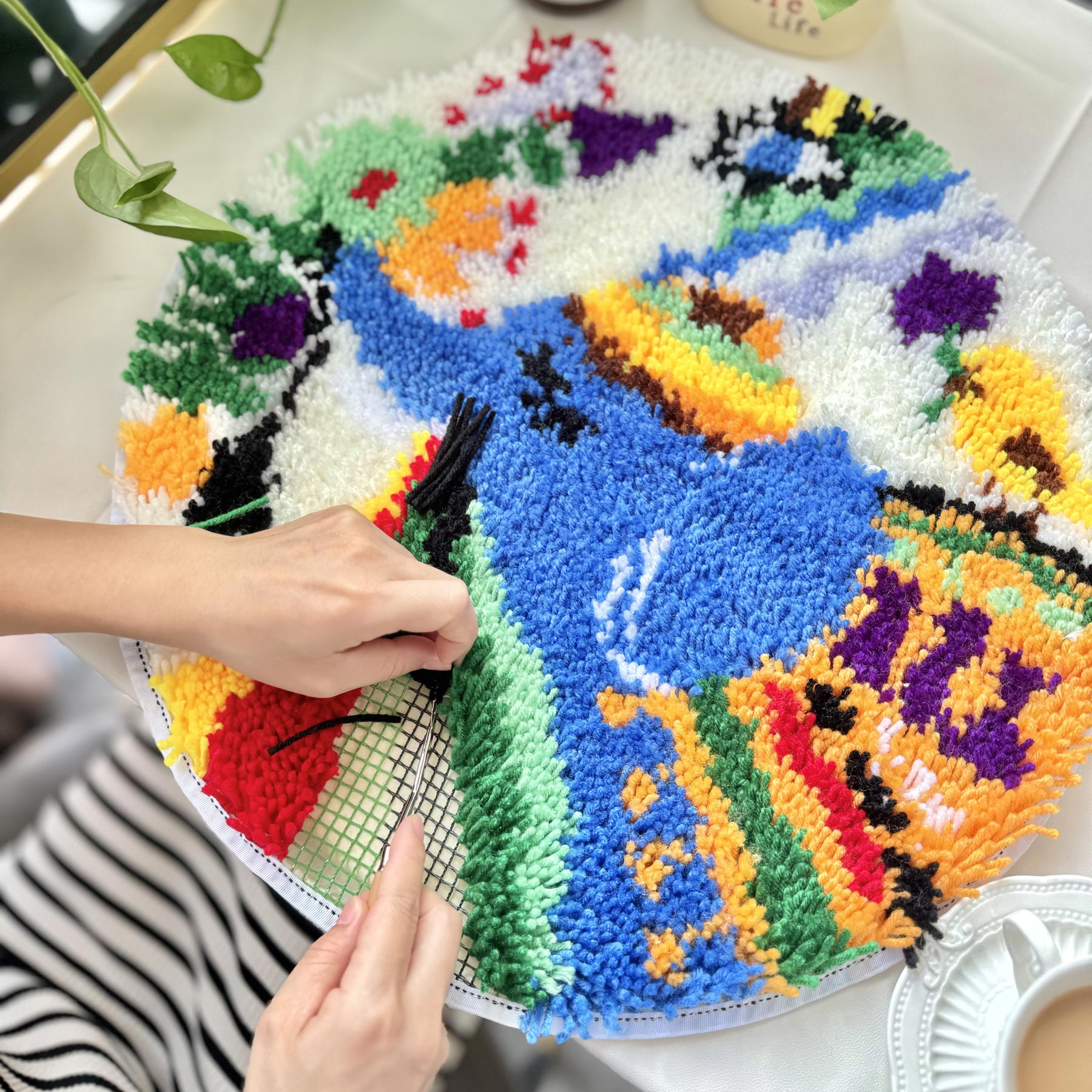 Blue Ele-Fantasy Rug - RUG MAKING KIT
