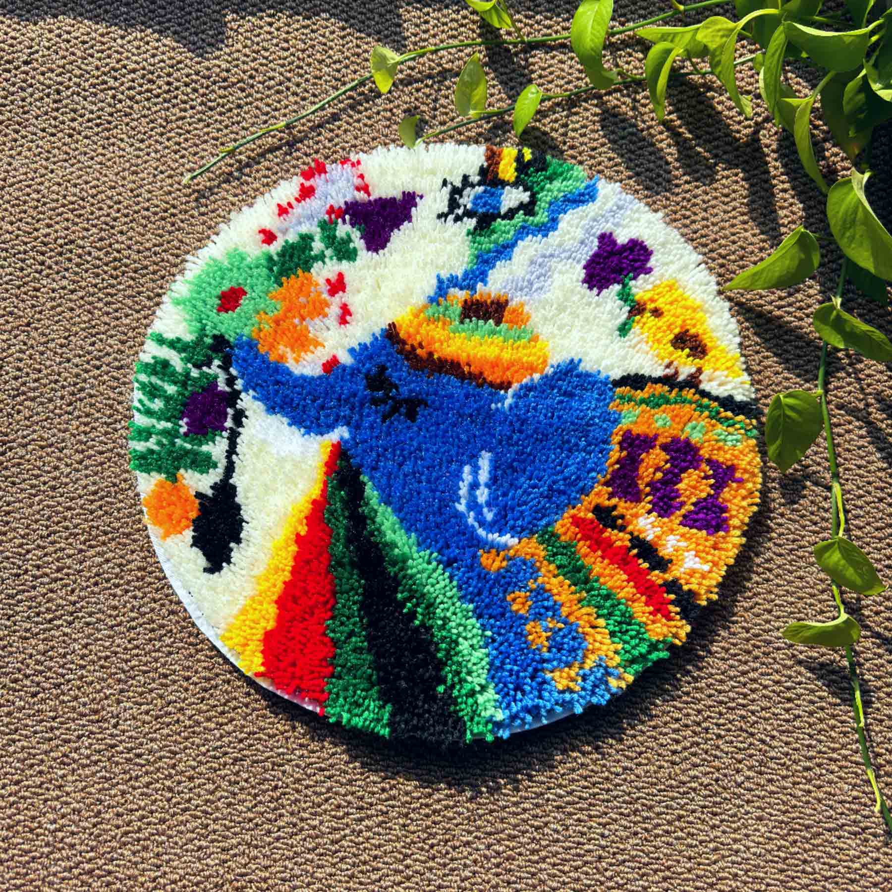 Blue Ele-Fantasy Rug - RUG MAKING KIT
