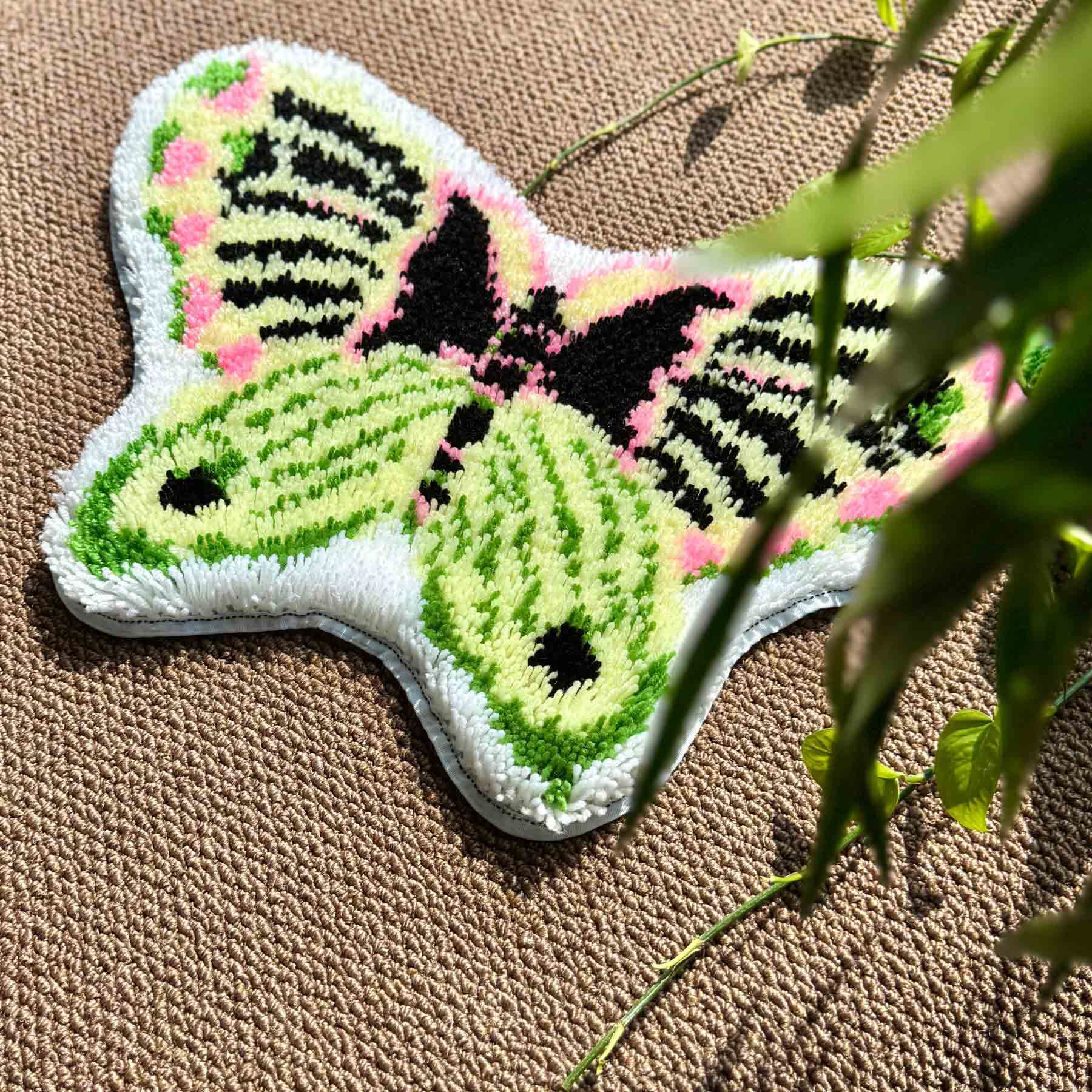 Butterfly Flower - Rug Making Kit