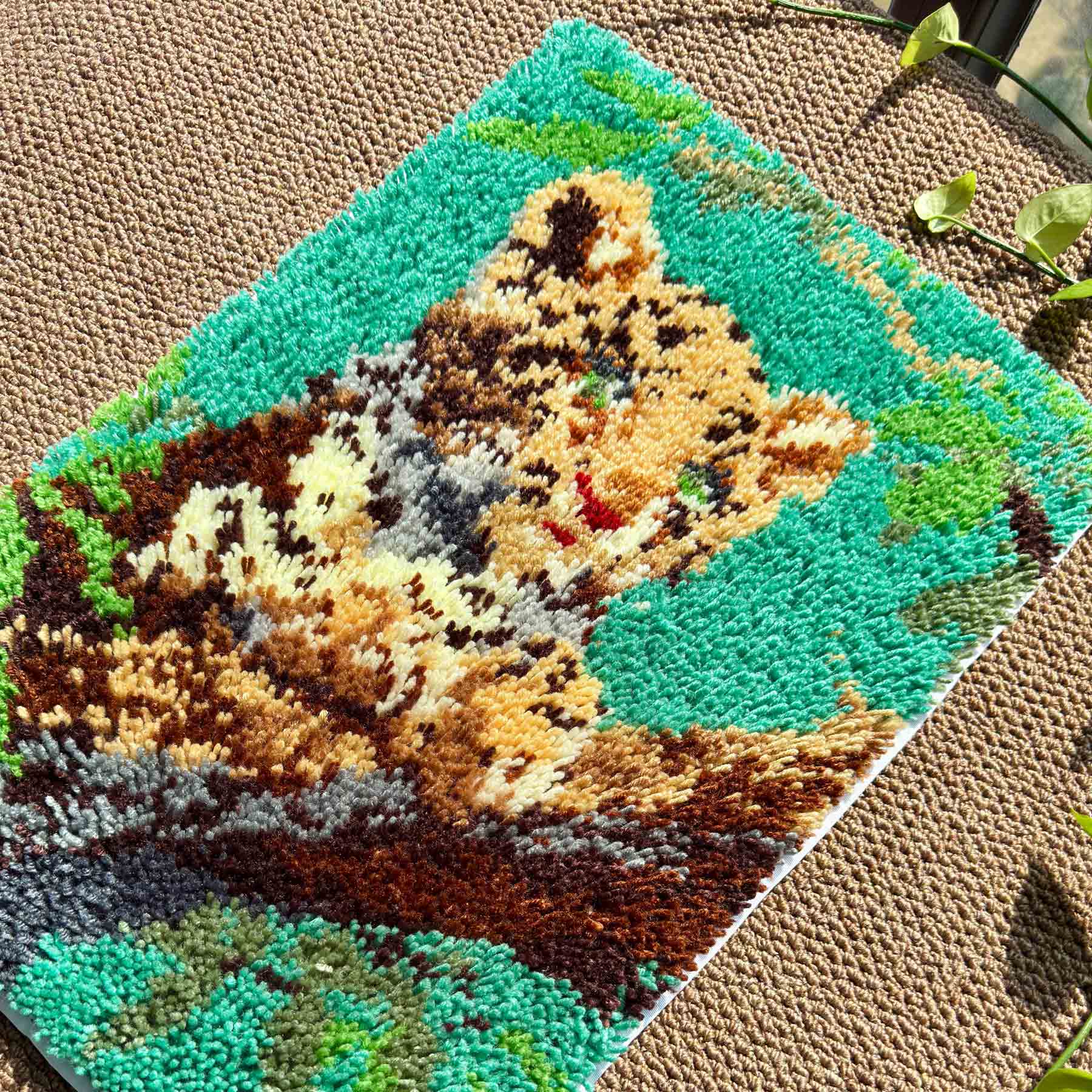 Tranquil Tiger - Rug Making Kit